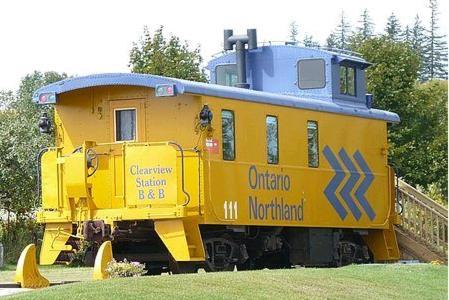 Clearview Station & Caboose B&B Creemore Chambre photo